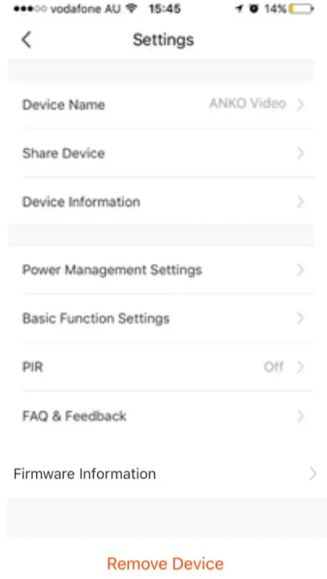 Mirabella genio I003969 Speed 14S Wi Fi Pan and Tilt Indoor Camera - app 1