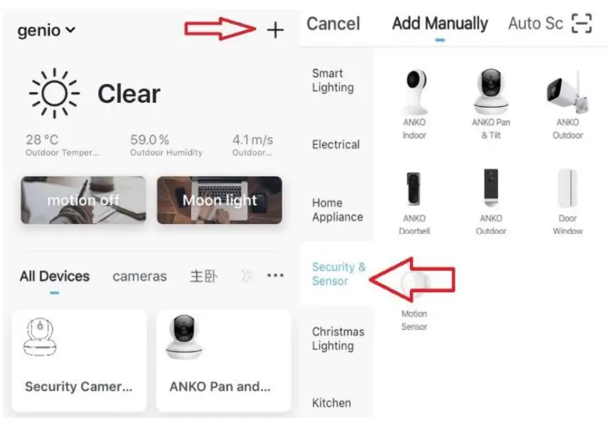 Mirabella genio I003969 Speed 14S Wi Fi Pan and Tilt Indoor Camera - app 5