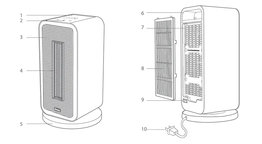Govee H7130 Smart Heater With WiFi and Bluetooth-2