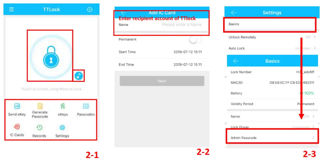 Rocks H31B Series Smart Lock- IC Cards management 1