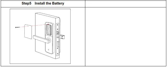 Rocks H31B Series Smart Lock- Installation Diagram 2