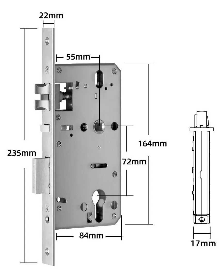 Rocks H31B Series Smart Lock-Mortise