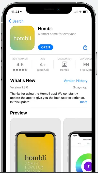 hombli Smart Air Purifier XL - app1