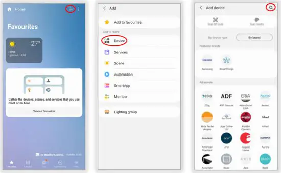 sOmfy IFTTT Tahoma RTS Zigbee Smartphonr and Tablet -From the Favorites