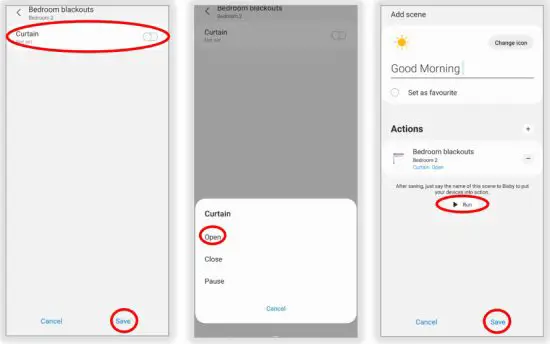sOmfy IFTTT Tahoma RTS Zigbee Smartphonr and Tablet - SELECTa
