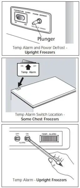 Freezer Optional Freatures