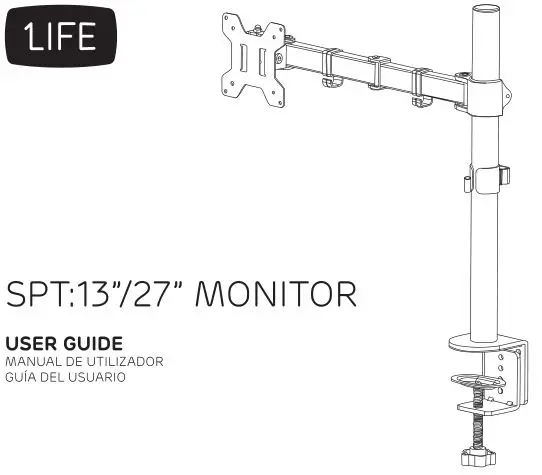 LIFE Desk Monitor Support Mount User Guide