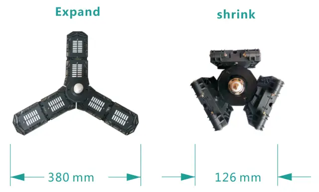 POLARPRA CP 666 120W LED Garage Lights - parameters