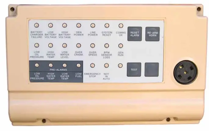 GENERAC-5464-21-Light-Surface-Mount-Remot-Annunciator-Panel-with-8-Relays-HTS-IMAGE