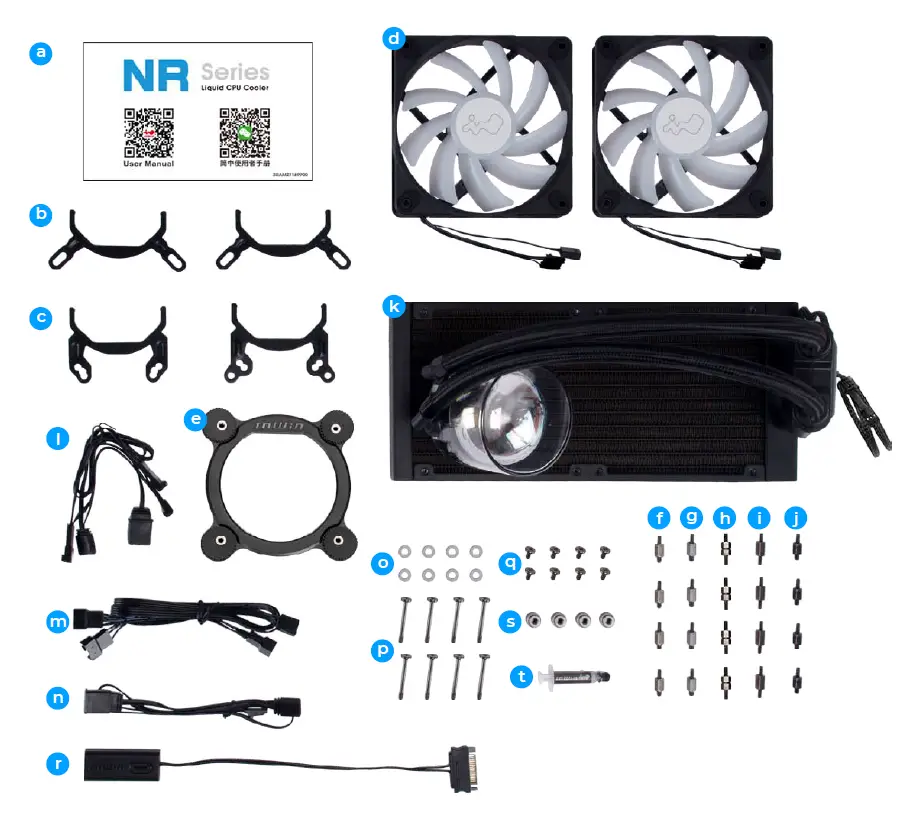 InWin NR24-36 All-In-One -Nebula- Liquid CPU- Cooler -FIG 3