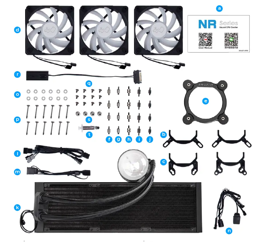 InWin NR24-36 All-In-One -Nebula- Liquid CPU- Cooler -FIG 4