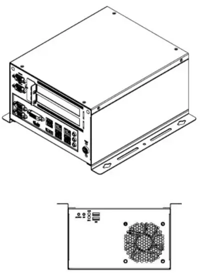 iBASE CMI212 Mini ITX Standard Systems - Dimensions