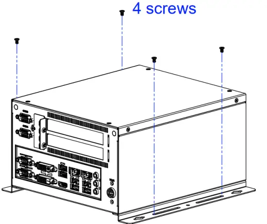 iBASE CMI212 Mini ITX Standard Systems - four screws