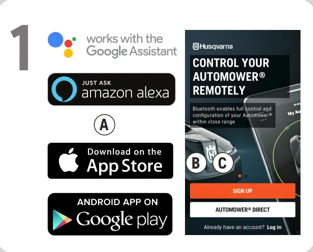 Husqvarna 9676731 21 Automower 420 Robotic Lawn Mower - app1