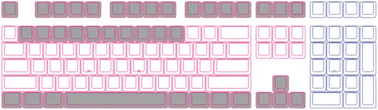 Keys can be set to Macro