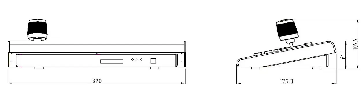 OTON TECHNOLOGY Hyper C2000 IP PTZ Camera Controller User Manual - Diagram