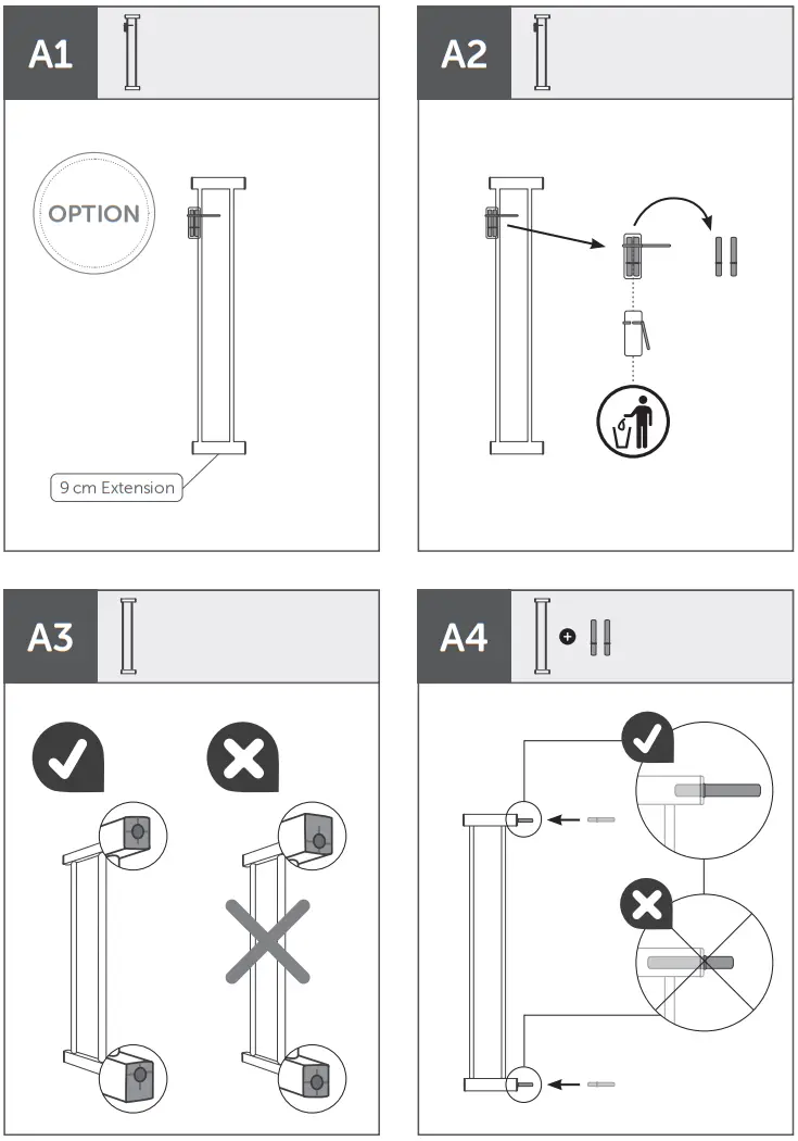 hauck WOODLOCK 2 2 Inch 9cm Extension - 11