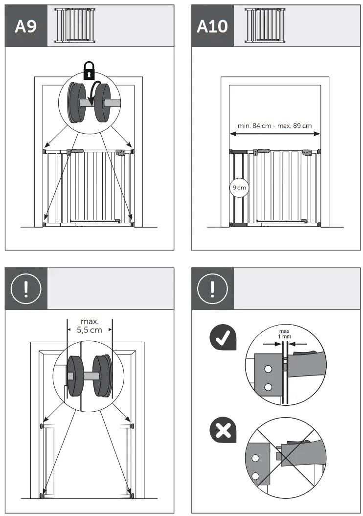 hauck WOODLOCK 2 2 Inch 9cm Extension - 14