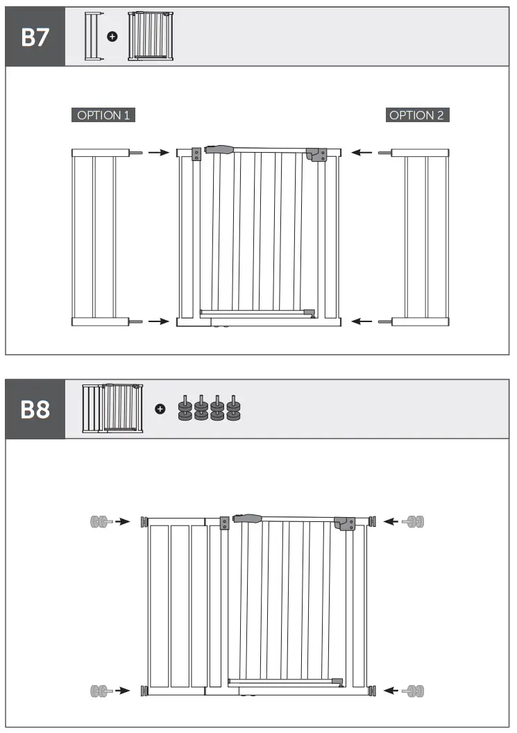 hauck WOODLOCK 2 2 Inch 9cm Extension - 17