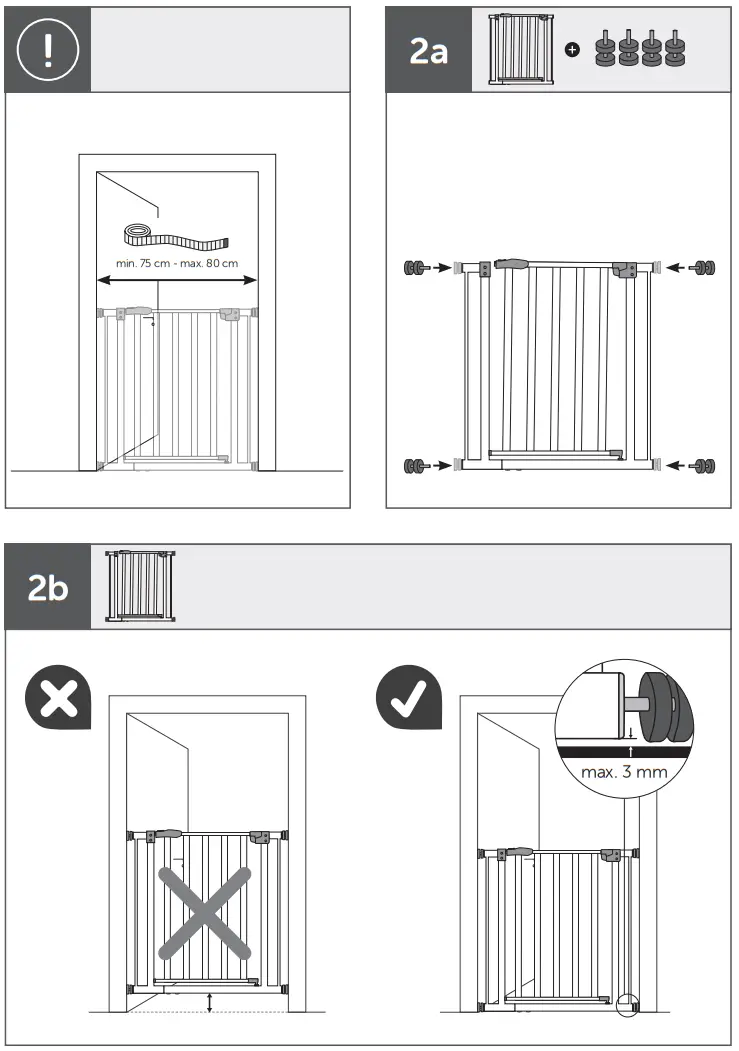 hauck WOODLOCK 2 2 Inch 9cm Extension - 4