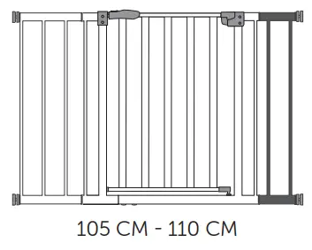 hauck WOODLOCK 2 2 Inch 9cm Extension - WOODLO