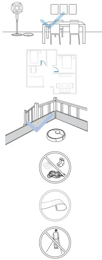 ECOVACS Deebot T9 Instruction Manual - Notes Before Cleaning