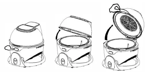 ZAIGLE 510222 Rolling Cooks Air Fryer FIG 2