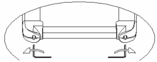 Running belt deviation adjustment