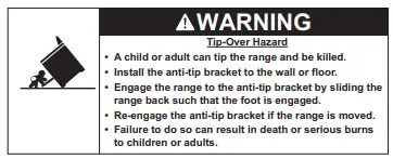 FRIGIDAIRE Free-Standing and Front Control Electric Ranges-fig16