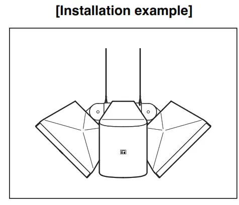 TOA F 1000WT Speaker System - Installation1