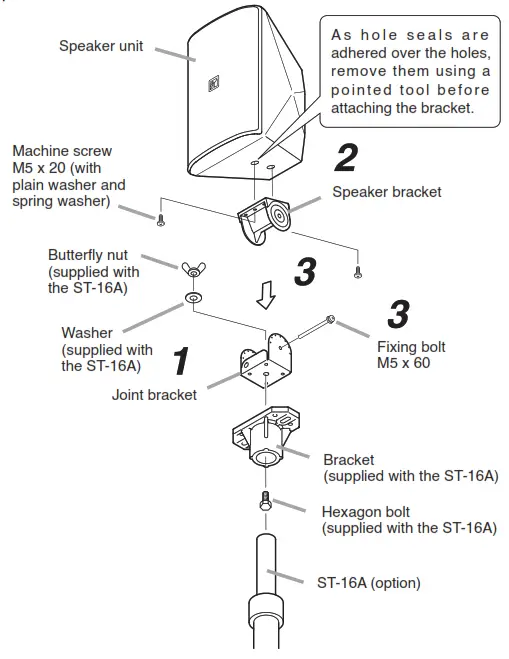 TOA F 1000WT Speaker System - Speaker