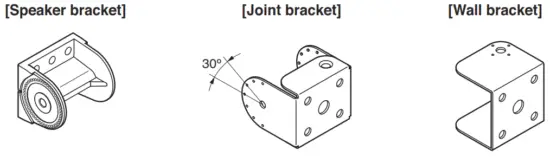 TOA F 1000WT Speaker System - supplied