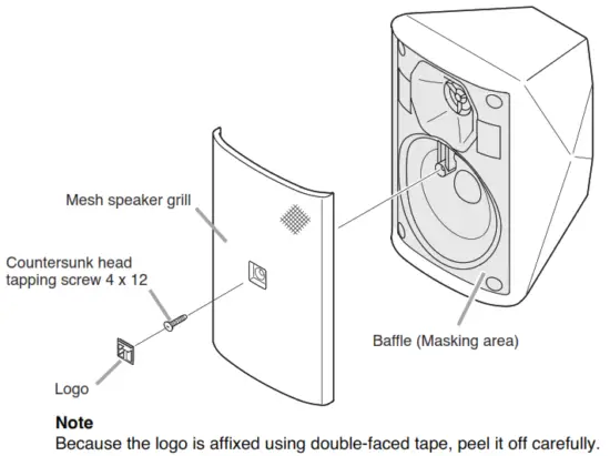 TOA F 1000WT Speaker System - underneath