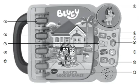 vtech 5412 Blueys Book of Games-1