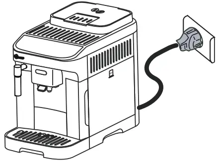 DeLonghi ECAM29X 3Y Magnifica Evo Bean to Cup Espresso and Cappuccino Machine - power supply