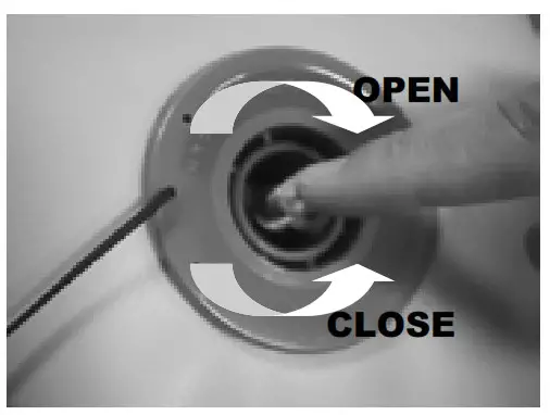 RAVE Bongo 10 and 13 - Locate the valve of the Bongo