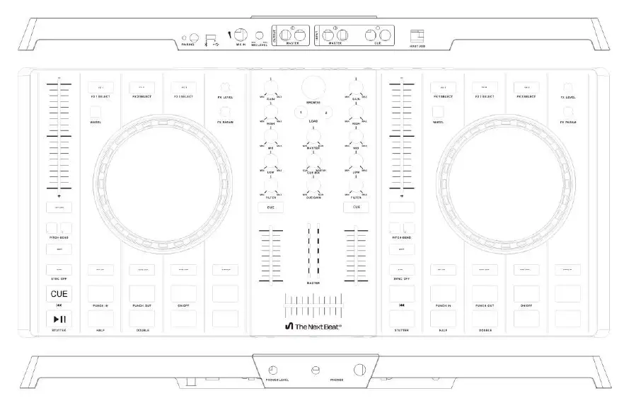 THE NEXT BEAT 22400 DJ Controller