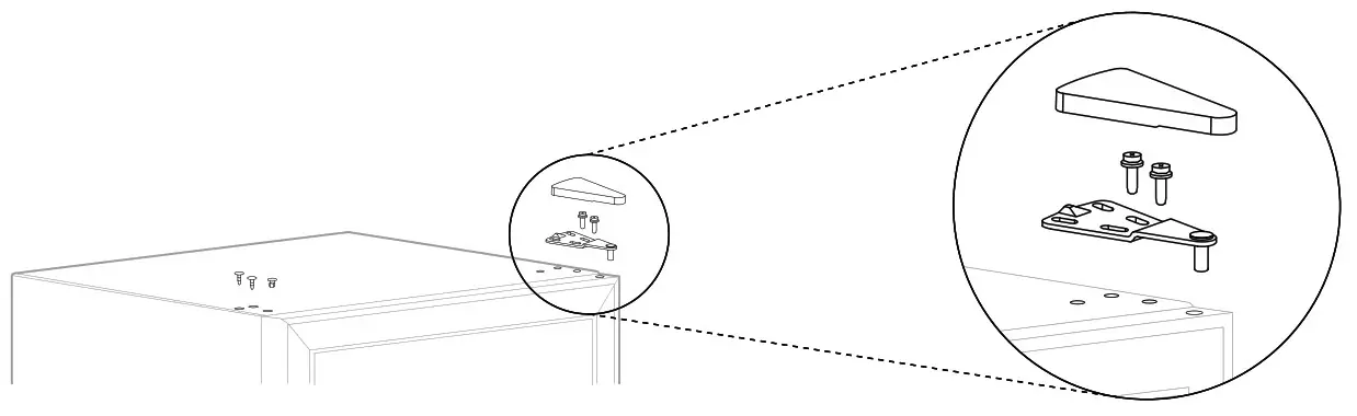 Honeywell H48WCB Can Beverage Cooler - Reversing the Door Swing 4