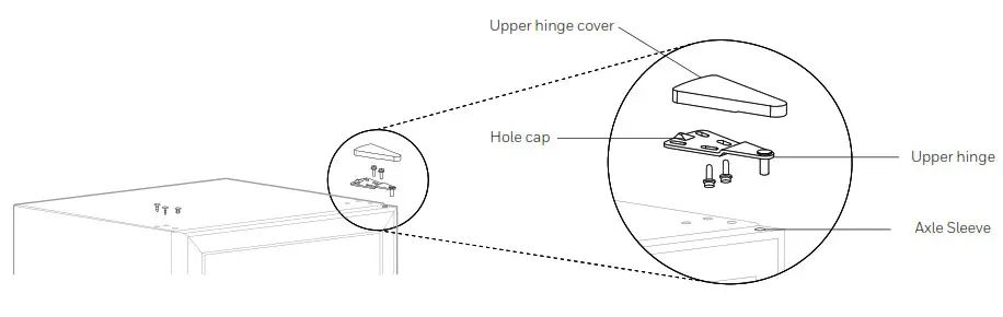 Honeywell H48WCB Can Beverage Cooler - Reversing the Door Swing