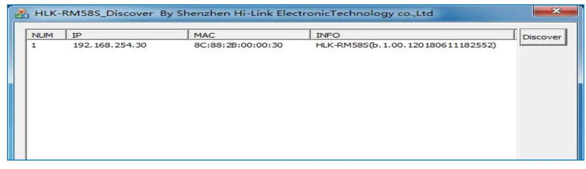 Hi-Link HLK-RM58S UART-WIFI module 17