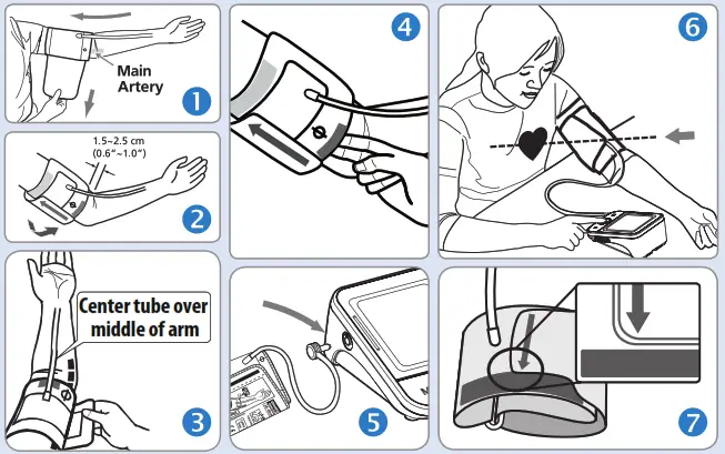 GMC Plus X3 Automatic Upper Arm Blood Pressure Monitor - fig 2
