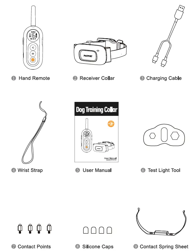 PATPET P-Collar 356 Dog Training Collar fig 1