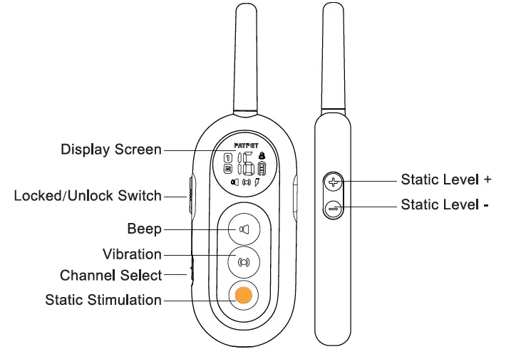 PATPET P-Collar 356 Dog Training Collar fig 2