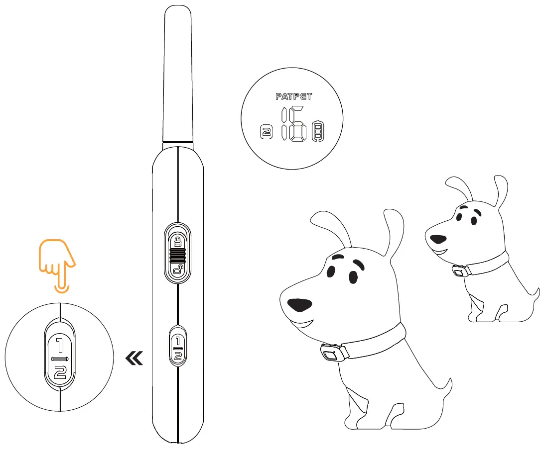 PATPET P-Collar 356 Dog Training Collar fig 20