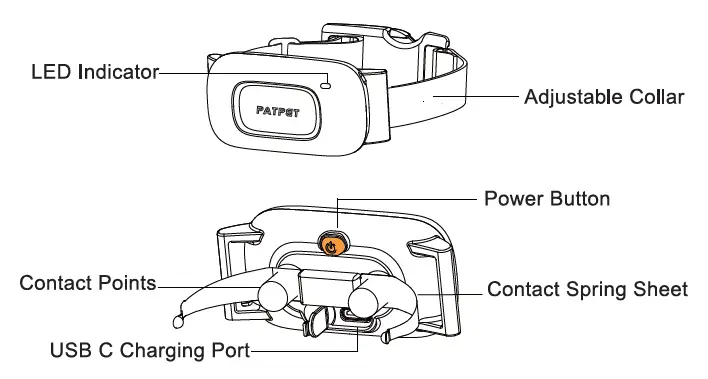 PATPET P-Collar 356 Dog Training Collar fig 5