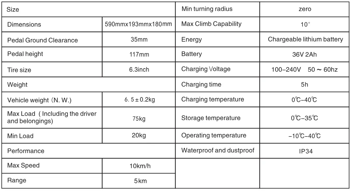GOTRAX KD3663PB Self Balancing Hoverboard for Kids 6 Inch 3