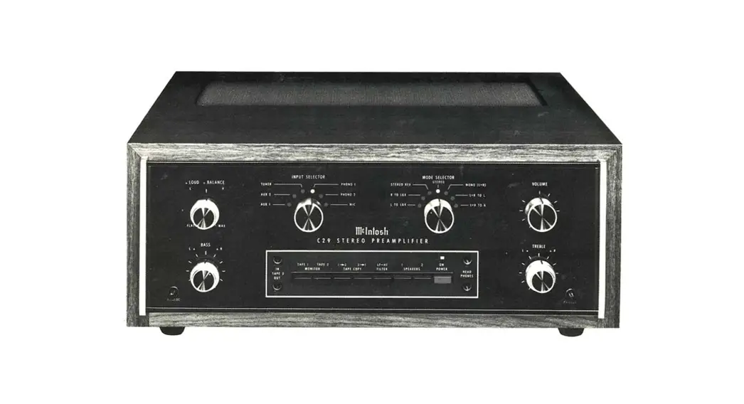 Mcintosh C29 Stereo Preamplifier Owner's Manual