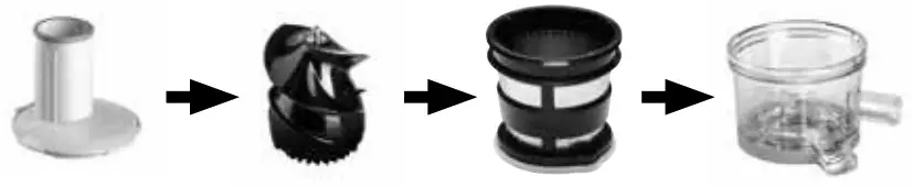 CONCEPT LO 7046 vegetables JUICER - Do not seeded fruit, nuts or ice cubes