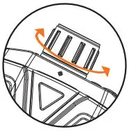 UNI-T LM2000 Laser Rangefinder User Manual - Initial Operation and Settings Eyepiece