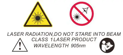 UNI-T LM2000 Laser Rangefinder User Manual - Safety Instructions